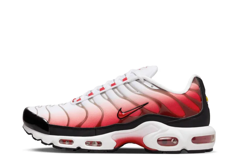 Nike Air Max Plus White Black University Red (HM9611-100)