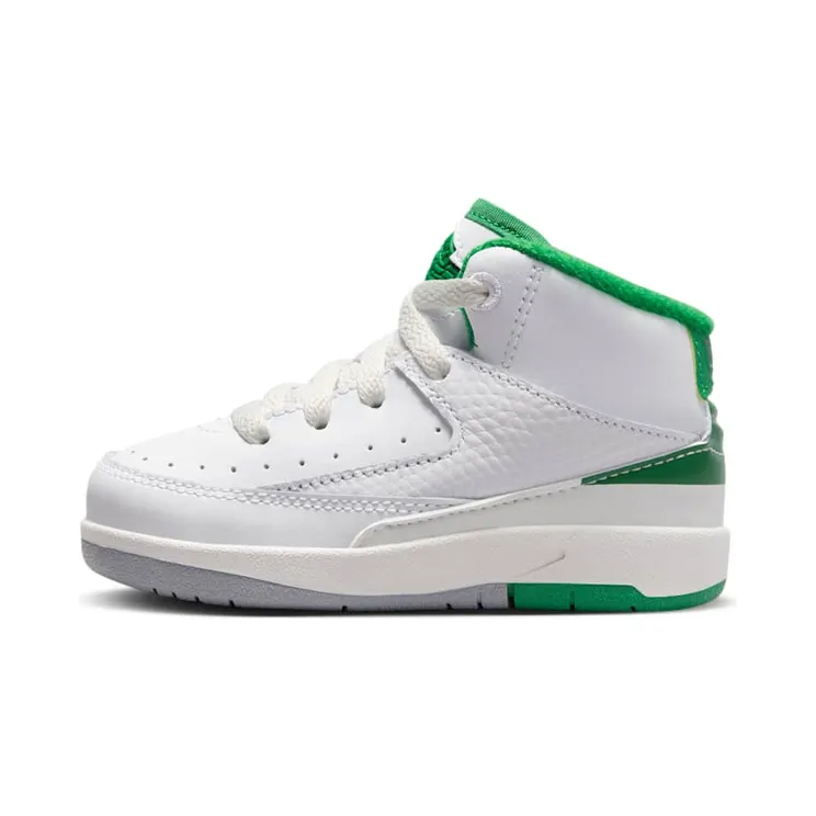 Jordan 2 Retro “White / Sail / Light Steel Grey / Lucky Green” (DQ8563-103)