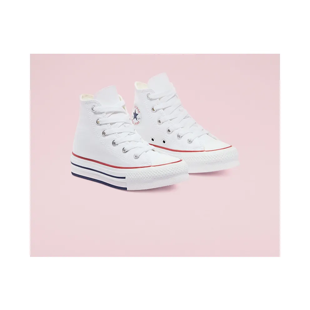 Converse Converse Color EVA Platform Chuck Taylor All Star High Top White/garnet/midnight Navy (671108C)