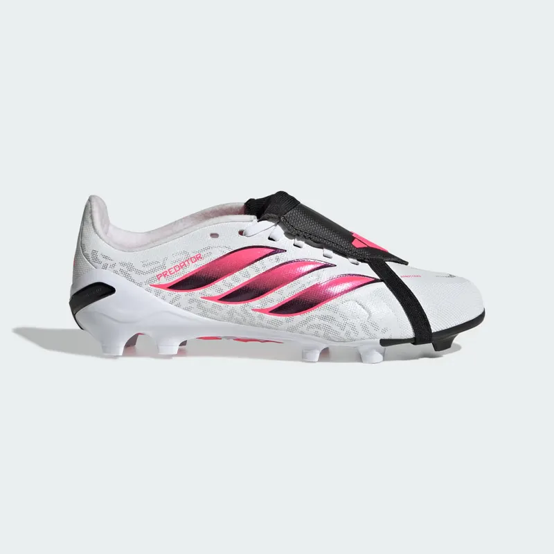 Adidas Predator League Fold-Over Tongue FG Kids Football Boots, White (IH2107)