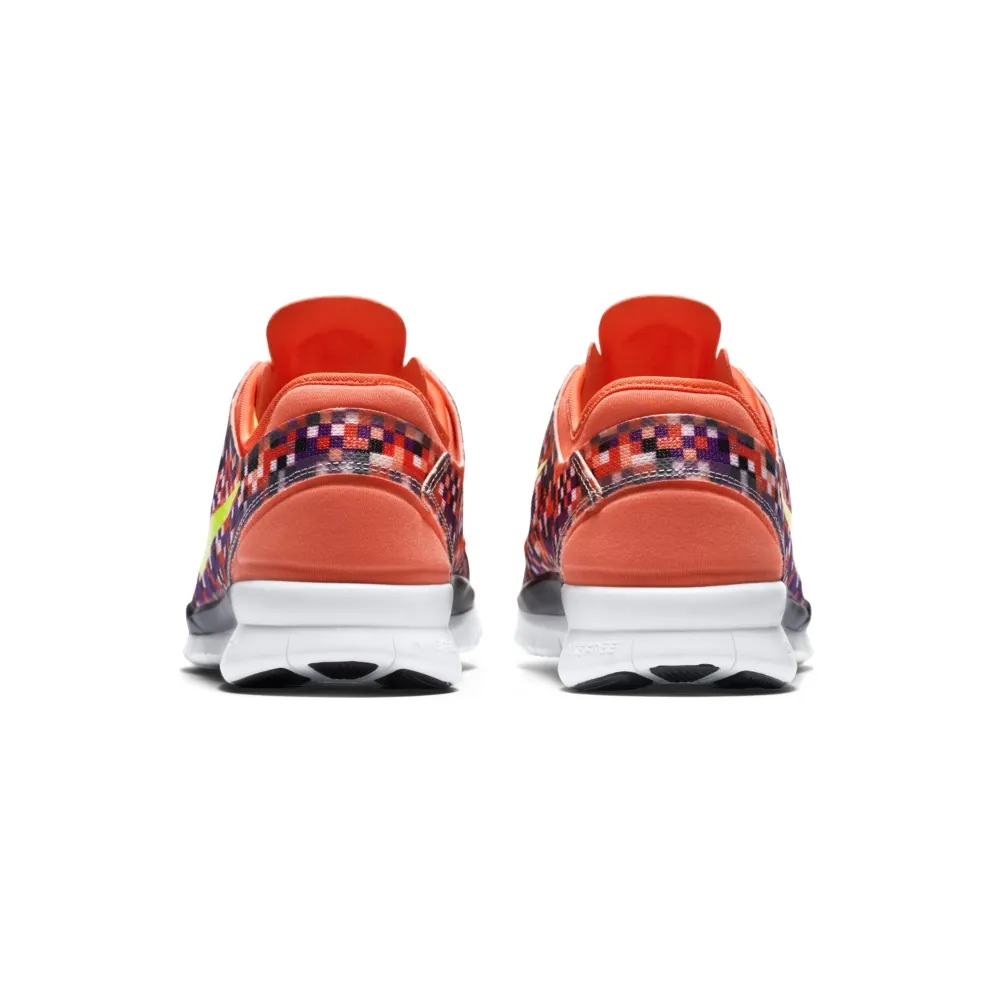 Nike Free 5.0 TR Fit Print Hyper Orange (W) (704695-802)