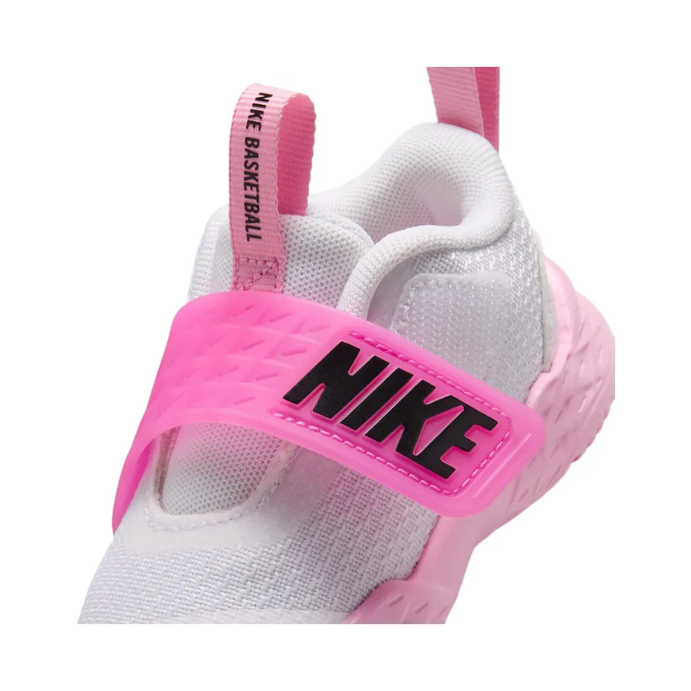 Nike Team Hustle D 12 TD ‘White Pink Rise’