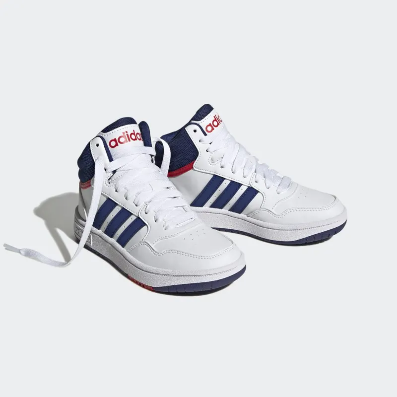 Adidas Hoops Mid Cloud White / Victory Blue / Better Scarlet (GZ9647)