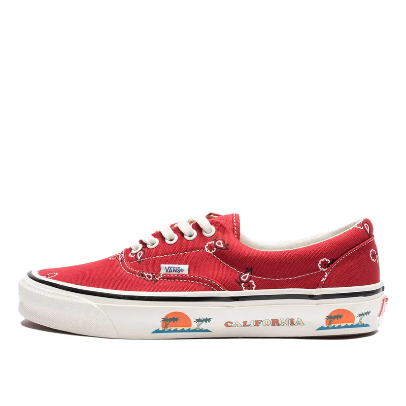 Vans OG Era Paisley Red Pompeian Red/White (VN0A4BVAXE5)