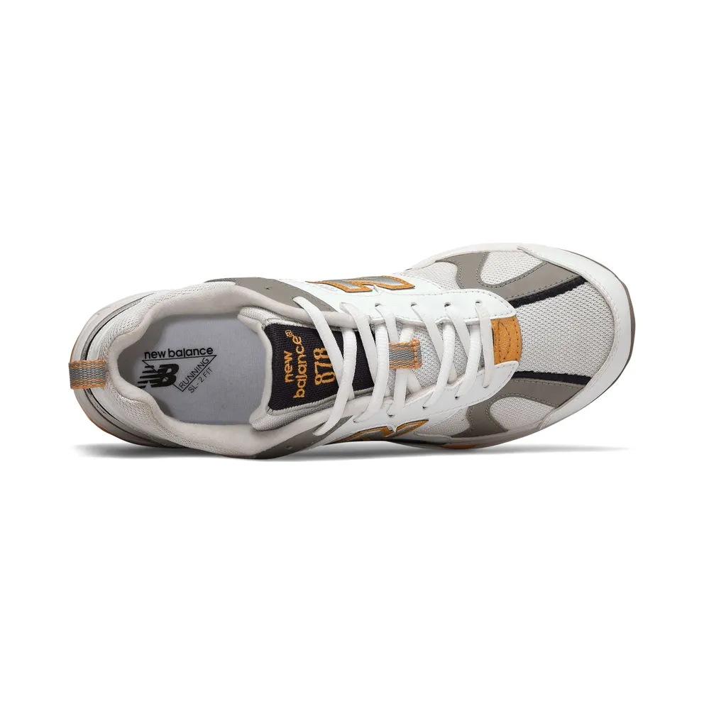 New Balance CM878 White Grey White/Grey/Yellow (CM878TCA)