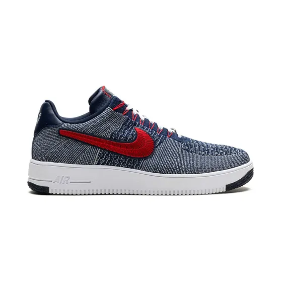 Nike Air Force 1 Ultra Flyknit Low Patriots Robert Kraft Wolf Grey “Blue” (FV4079)