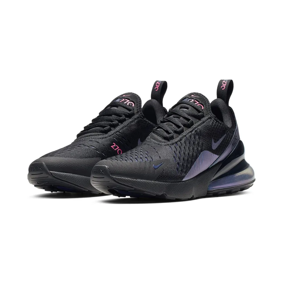 Nike Air Max 270 Throwback Future (W) Black/Laser Fuchsia-Regency Purple (AH6789-011)