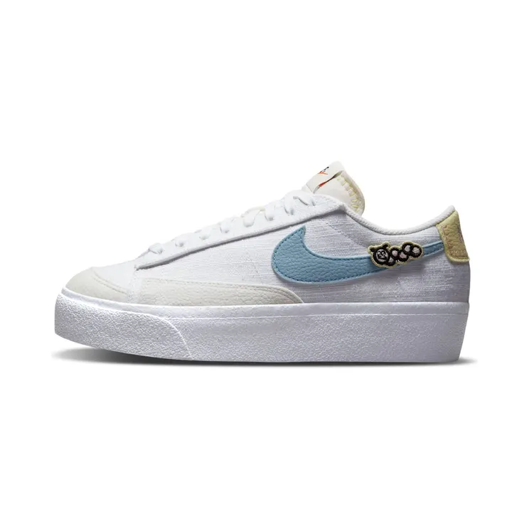 Nike Blazer Low Air Sprung White – “White / Pink Oxford / Pale Ivory / Boarder Blue” (DJ6376-100)