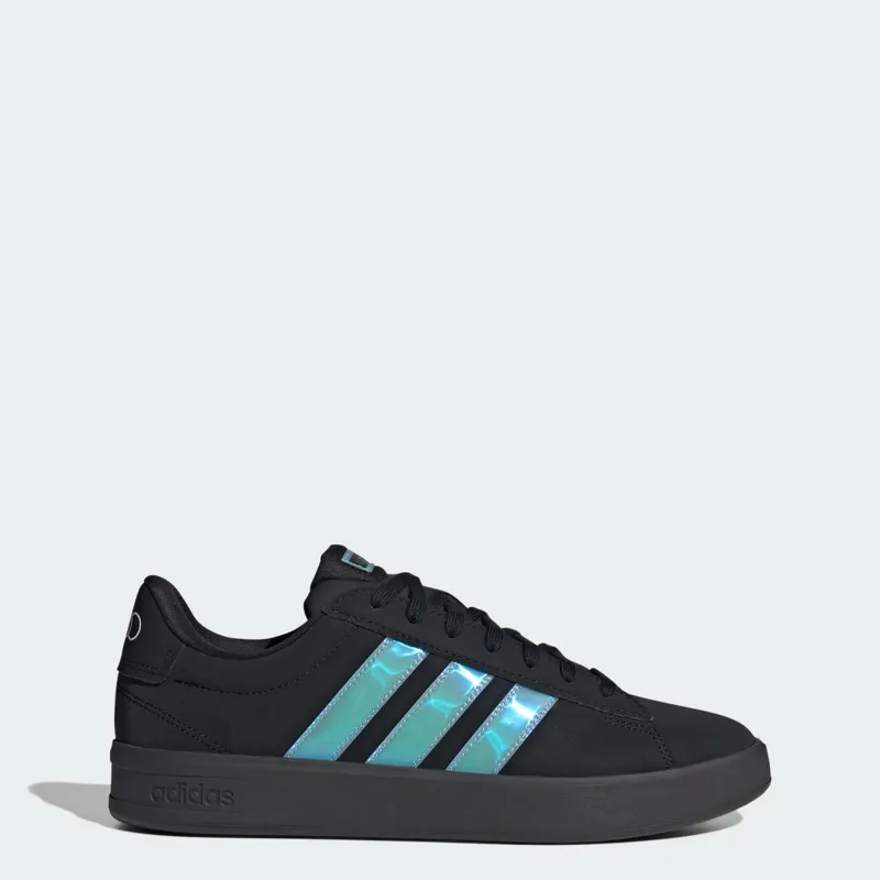 Adidas GRAND COURT 3.0 AUDI REVOLUT F1 TEAM Shoes Core Black / Glow Blue / Cloud White (KJ1288)