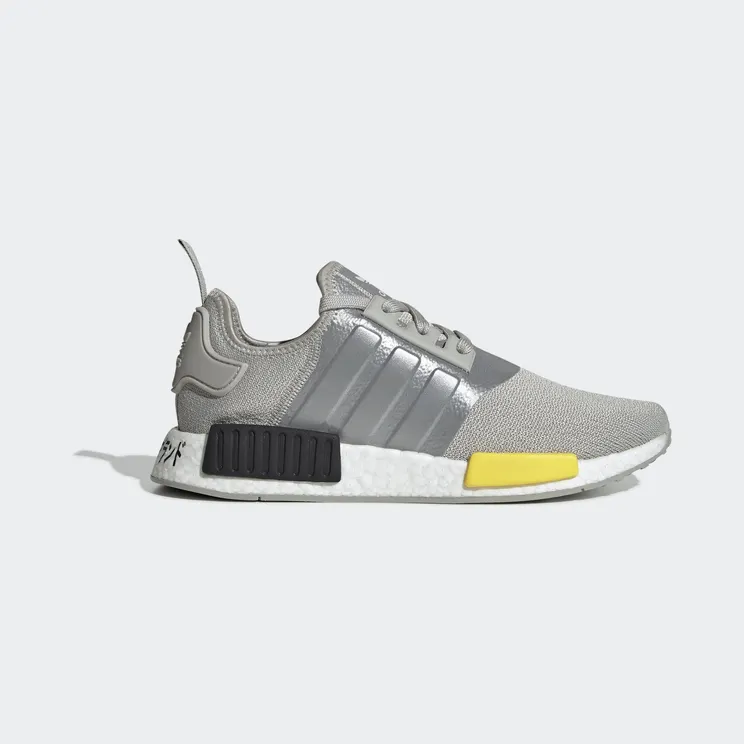 Adidas NMD_R1 ‘Japan Heel – Metal Grey’ Metal Grey/Yellow/Core Black (EF4261)