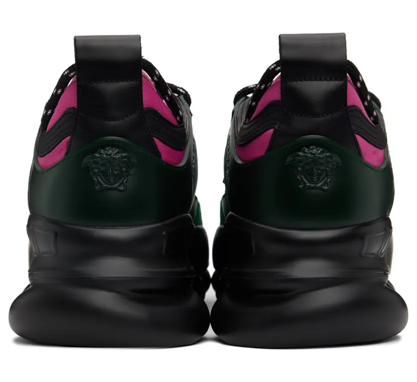 Versace White Chain Reaction Sneakers (DSU7071E D7CTG) (2)