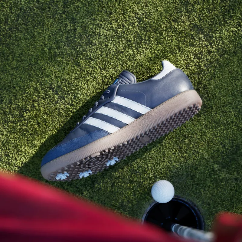 adidas Samba Spikeless Golf Night Indigo Cloud White Blue Bird (JP8544)