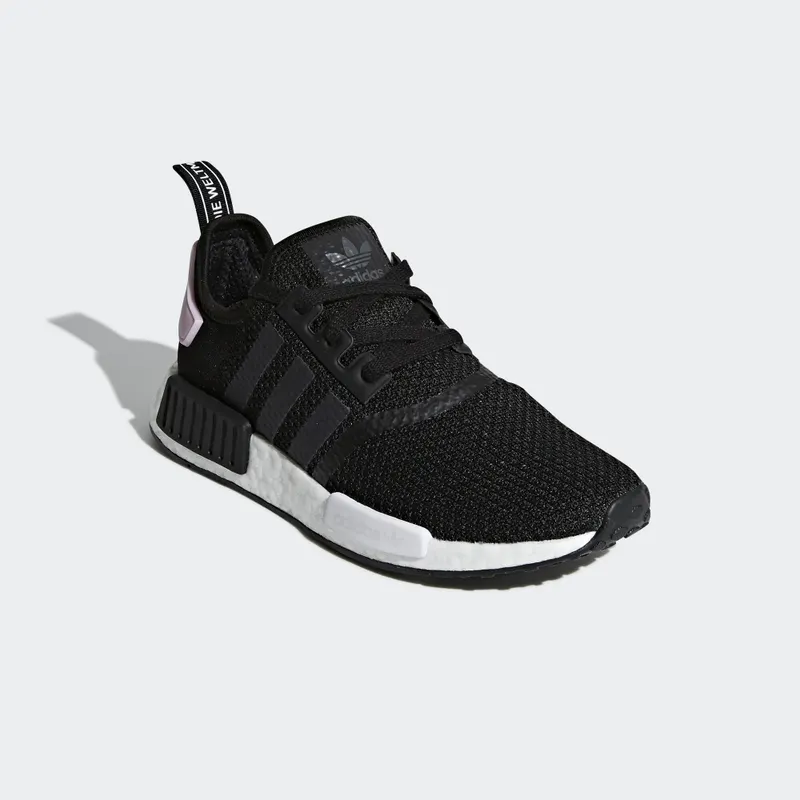 adidas NMD R1 Core Black Clear Pink (W) Core Black/Cloud White/Clear Pink (B37649)