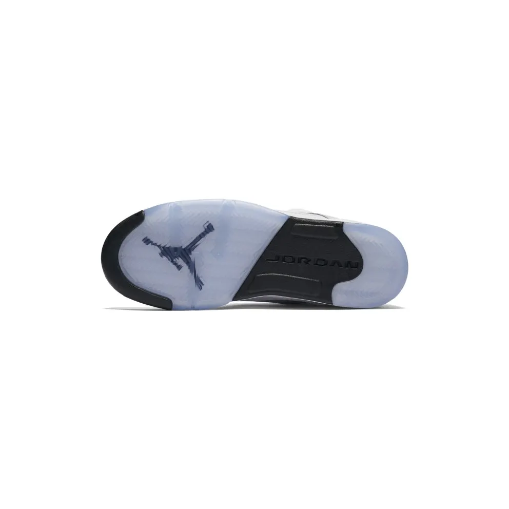 Jordan 5 Retro Low Wolf Grey (GS) White/Black-Wolf Grey (819172-122)