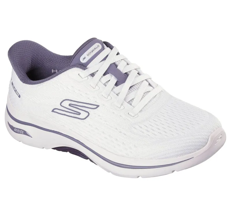 Skechers Slip-ins: GO WALK Arch Fit 2.0 – Kathy Sneaker White/Purper