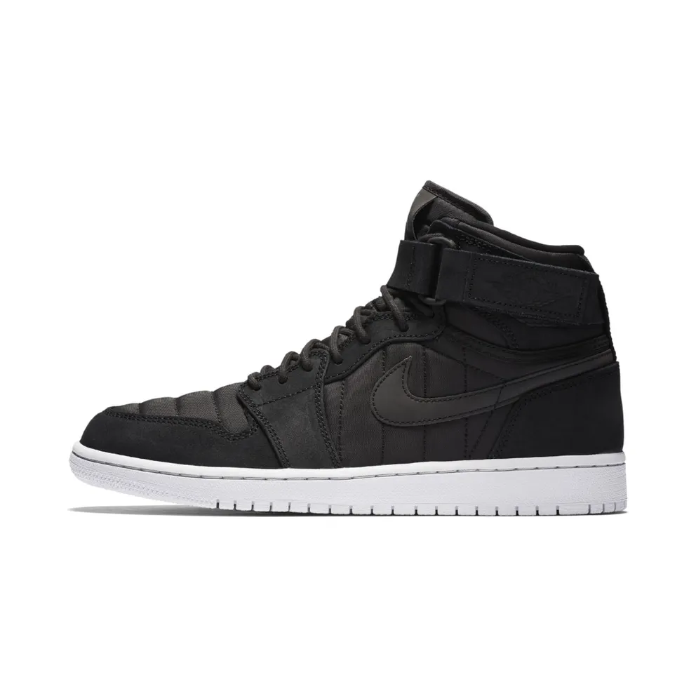 Jordan 1 Retro High Strap Black Anthracite Black/Pure Platinum-Anthracite (342132-004)
