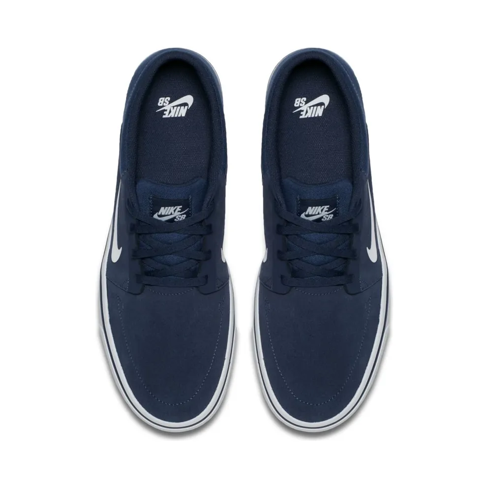 Nike Sb Portmore Mid Navy/White-Gym Light Brown Mid Navy/White-Gym Light Brown (725027-413)