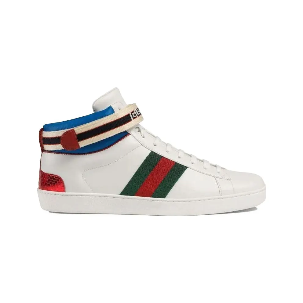 Gucci Ace Stripe High-Top White (523472 0FIW0 9092)