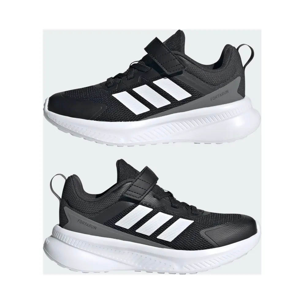Adidas Fortarun 4.0 Kids Core Black / Cloud White / Carbon (JQ5193)