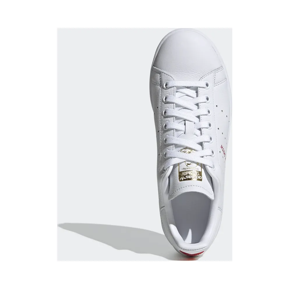 adidas Stan Smith Valentines Day 2020 (W) Cloud White/Scarlet/Gold Metallic (FV8260)