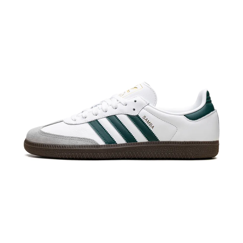 Adidas Samba OG Cloud White / Collegiate Green / Clear Granite (JH8797)