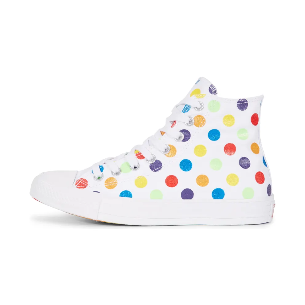 Converse Chuck Taylor All-Star High Miley Cyrus Pride 2018 (W) White (162252C)