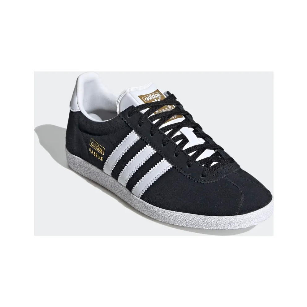 adidas Gazelle OG Core Black Cloud White (W) Core Black/Cloud White/Gold Metallic (FV7773)