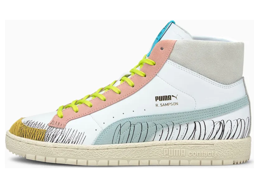 Puma x MICHAEL LAU Ralph Sampson 70 Mid Weiß/Blau (375197-01)