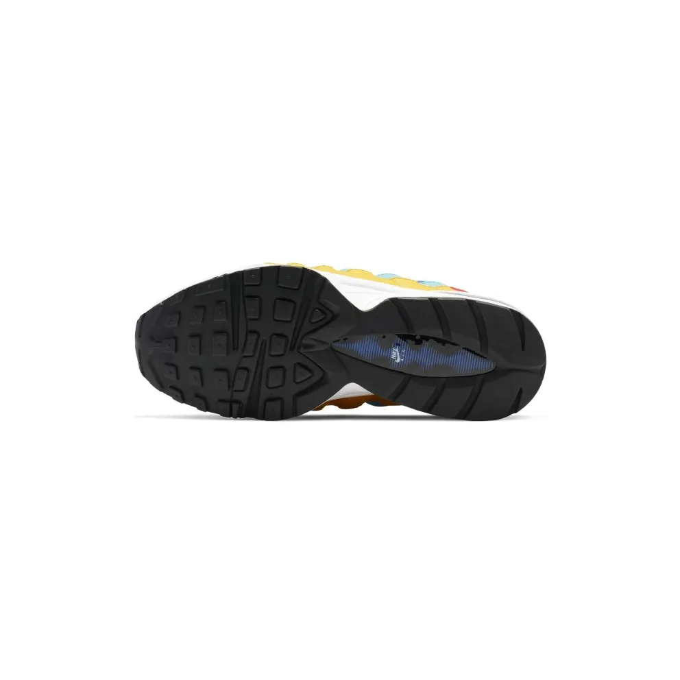 Nike Air Max 95 White University Gold (GS) White/University Gold/Teal Nebula (CJ6955-100)