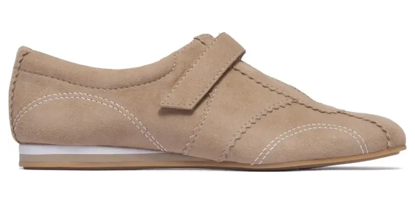 Bernardo Bozano sneakers met bandje – Beige