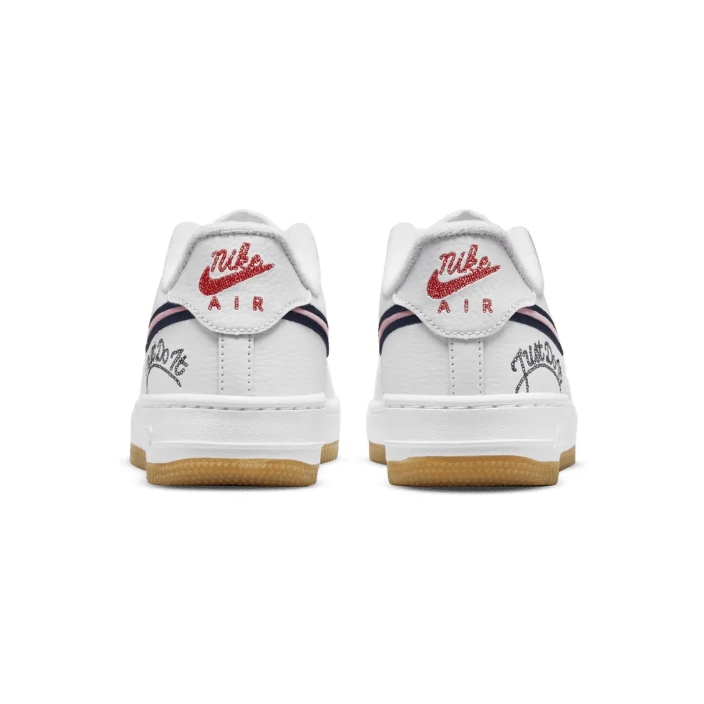 Nike Air Force 1 Low LV8 Just Do It White Pink Glaze (GS) (DB4542-100)