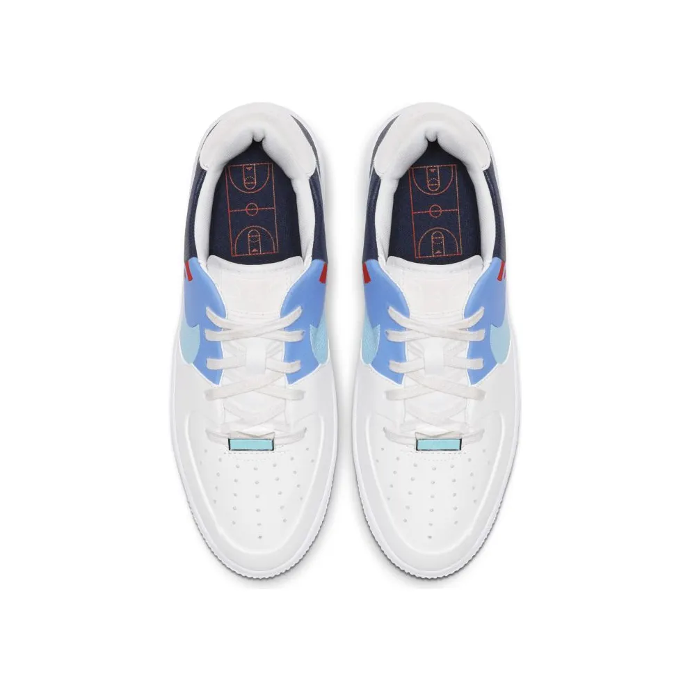 Nike Air Force 1 Low Sage White Light Blue (W) White/Red/Light-Blue (BV1976-002)