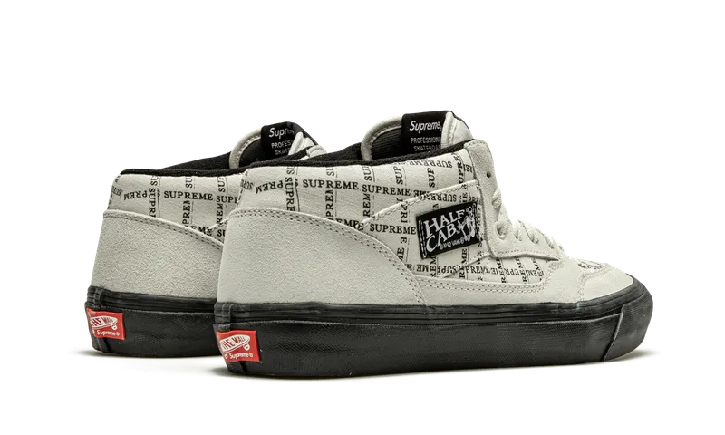 Vans Half Cab Pro Supreme “Supreme – Grid Logo – White” (VN0A3QPH2YV)