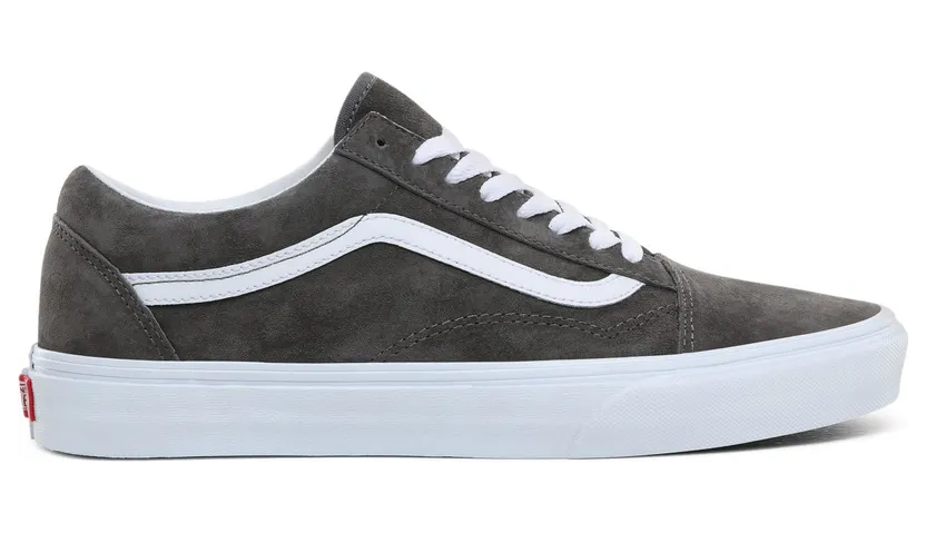 VANS Old Skool Schoenen Van Varkenssuède (Grijs)