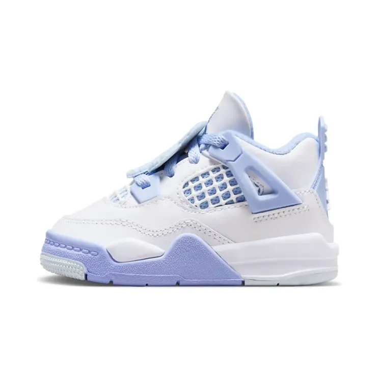 Air Jordan Retro 4 TD Aluminum “White / Blue Tint / Oil Green / Aluminium” (IB8961-100)
