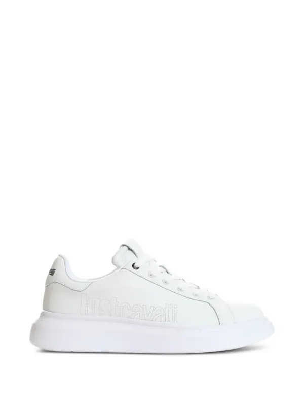Just Cavalli Sneakers mit Plateausohle – Weiß (80QA3SBAZPC16)