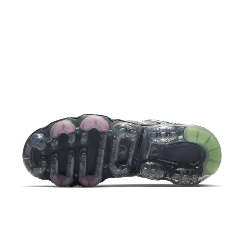 Nike  Air VaporMax Run Utility White Black (W) White/Lime Blast-Pink Foam-Black (AQ8811-101)