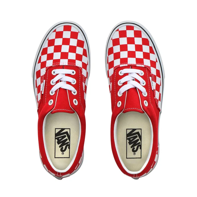 Vans Era Checkerboard Racing Red Checkerboard/Racing Red (VN0A4BV4S4E)