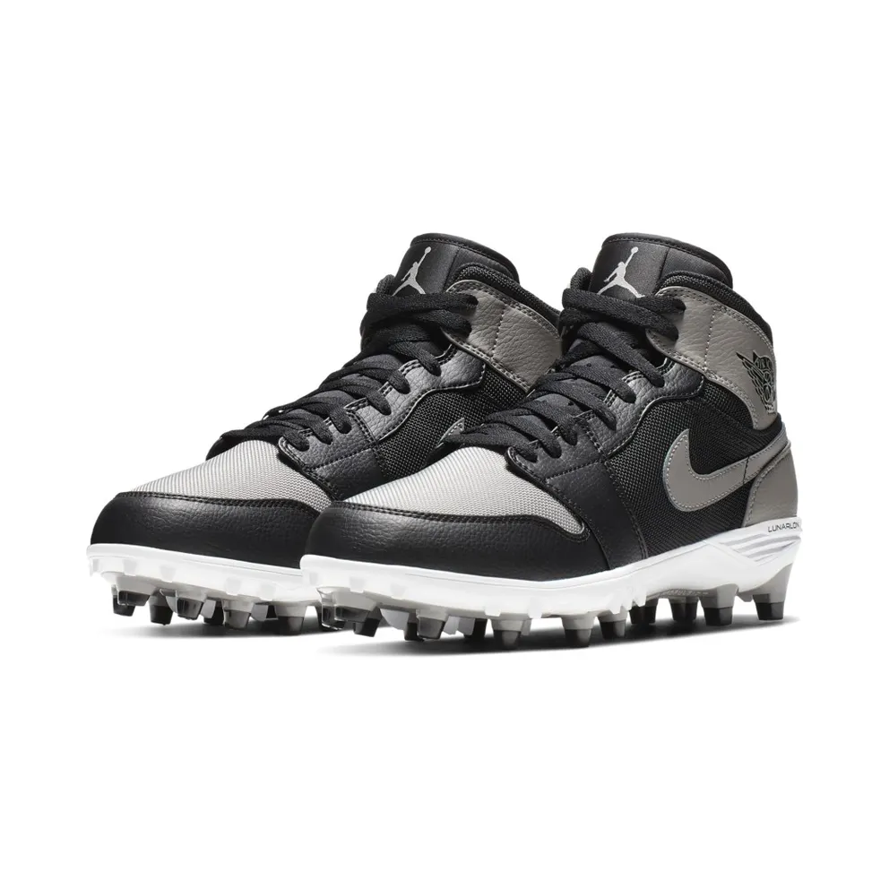 Jordan 1 TD Mid Shadow Black/Soft Grey-White-Soft Grey (AR5604-002)