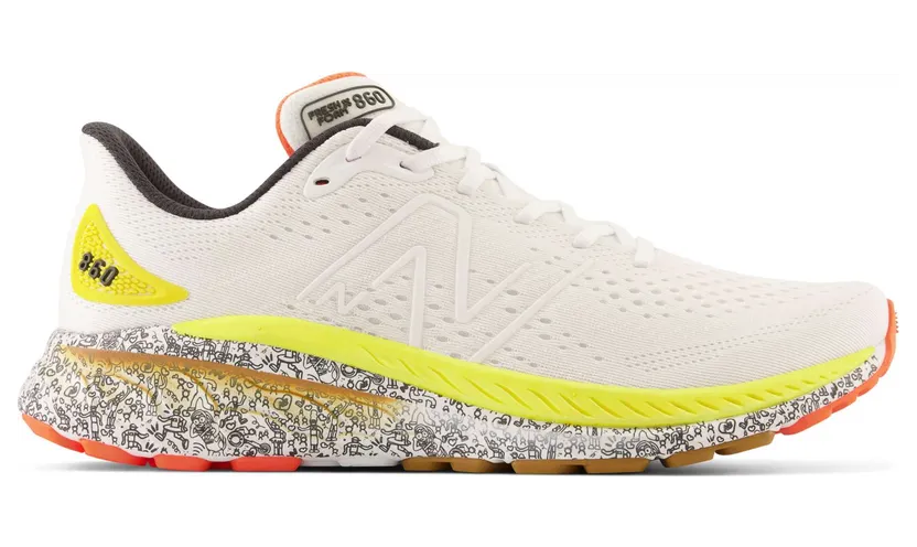 New Balance Fresh Foam X 860v13 Find Your Start Weiß/blanc/Gelb/Jaune/Grau/Gris (M860X13)