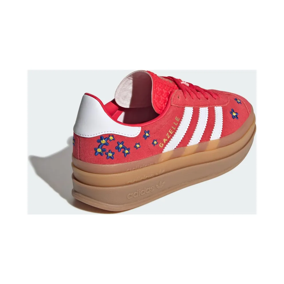 Adidas GAZELLE BOLD Shoes Pure Ruby / Cloud White / Gum (KI0374)