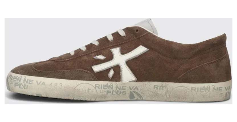 Premiata David Used Suede Sneakers Brown (DAVID8094) (2)