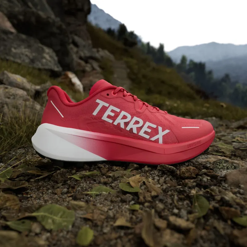 adidas Terrex Agravic 3 Trail Pure Ruby Dash Grey Cloud White (JR4030)