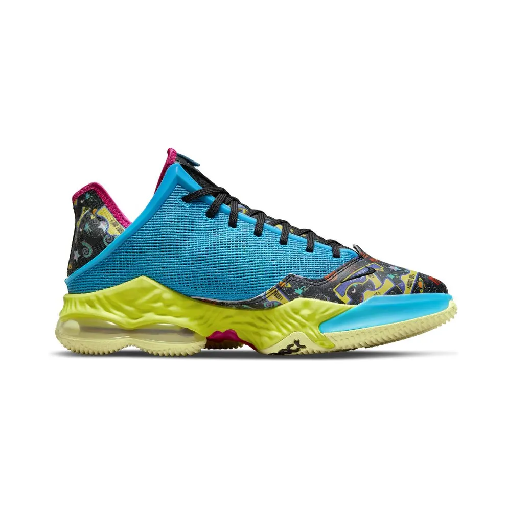 LeBron 19 Low Basketball Purple (DM1058-500)