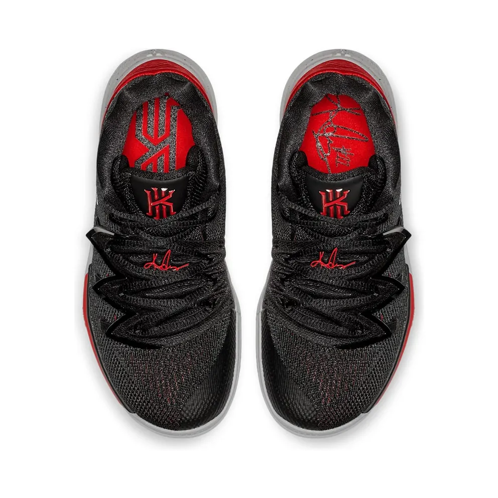 Nike Kyrie 5 Bred (PS) University Red/Black-Pure Platinum (AQ2458-600)
