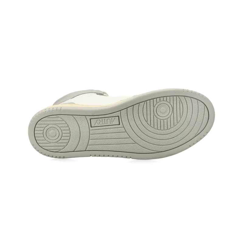 Autry Medalist Mid W (Grey / White) – AUMWWB10