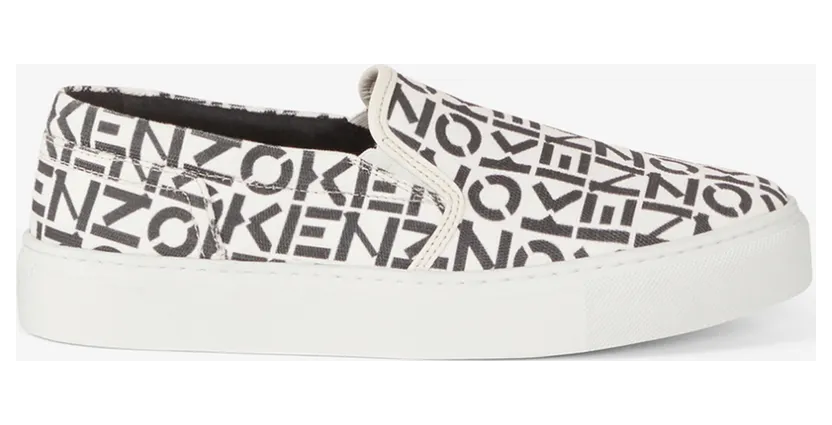 KENZO Baskets sans lacets K-Skate Monogramme (FB62SN187F72)