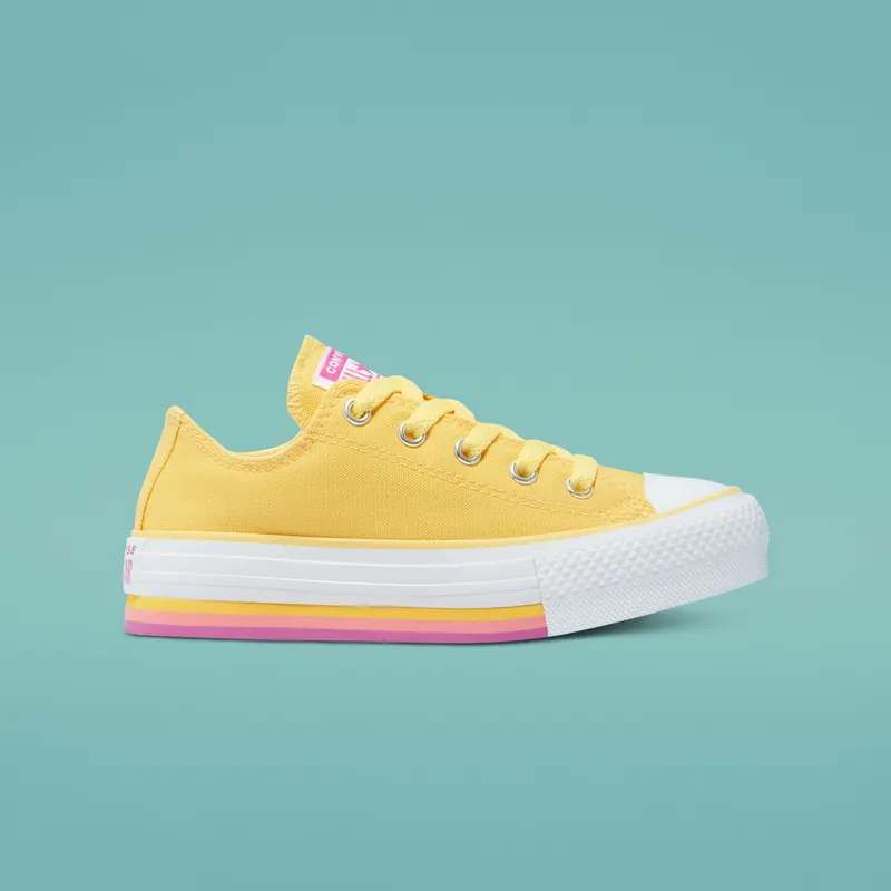 Converse Seasonal Colour Dainty Chuck Taylor All Star Low Top Citron Pulse/White (670736C)