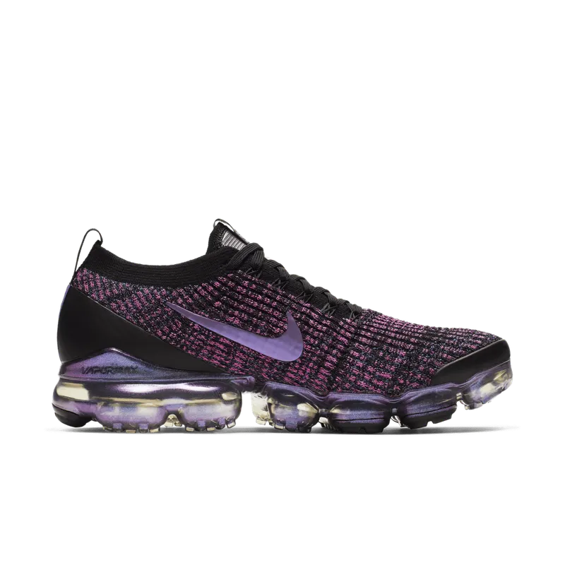 Nike Air VaporMax Flyknit 3 Throwback Future Black/Blue Lagoon-Laser Fuchsia-Metallic Silver (AJ6900-007)