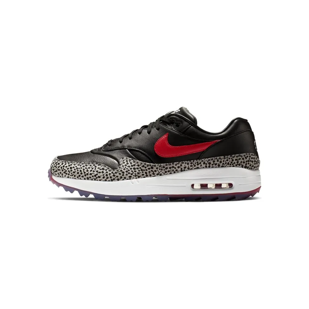 Nike Air Max 1 Golf Safari Bred Black/Cement Grey-Indigo Force-University Red (BQ4804-002)